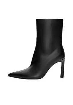 Ботильоны на высоком каблуке PULL&BEAR, черный