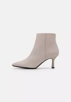 Ботильоны на высоком каблуке Tamaris, серо-коричневый