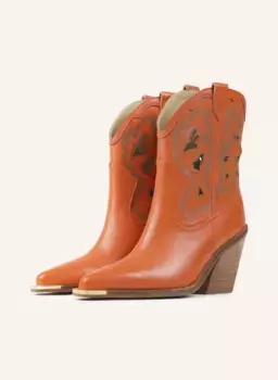Ботильоны new-kole Bronx, оранжевый