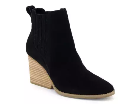 Ботильоны Noa Wedge Bootie Toms, черный