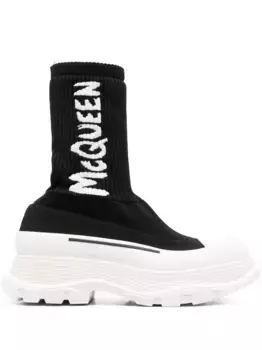 Ботильоны-носки Tread Alexander McQueen, черный