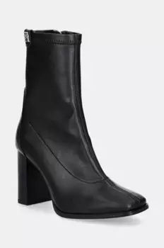 Ботильоны PARTY LEATHER SOCK HEEL BOOTIE Tommy Hilfiger, черный