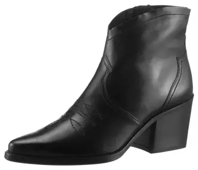 Ботильоны Paul Green в стиле вестерн на молнии, черный