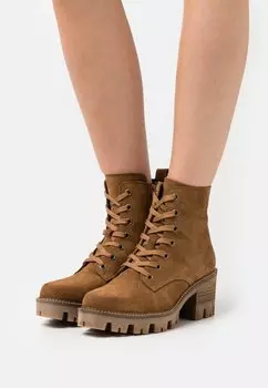 Ботильоны Platform ankle boots Bullboxer, коричневый