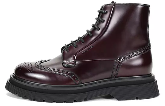 Ботильоны Prada мужские, фиолетово-красный
