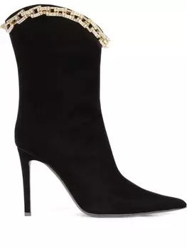 Ботильоны Prisca на высоком каблуке Giuseppe Zanotti, черный
