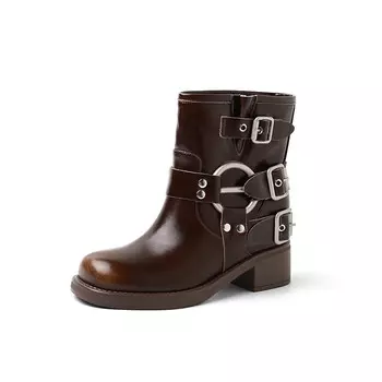 Ботильоны PVAJ Ankle Boots Women's, коричневый