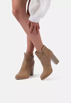 Ботильоны Queen Helena, коричневый