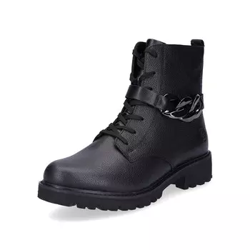 Ботильоны remonte Schnrboot, черный