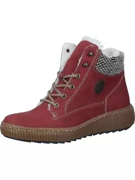 Ботильоны rieker, цвет rot/schwarz-kiesel