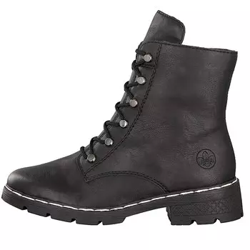 Ботильоны rieker Schnrboot, черный