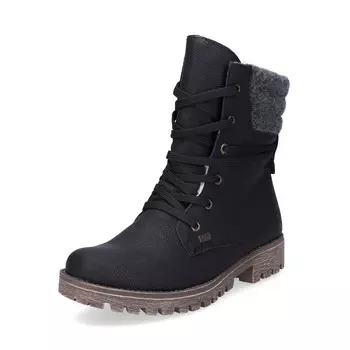 Ботильоны rieker Schnrboot, черный