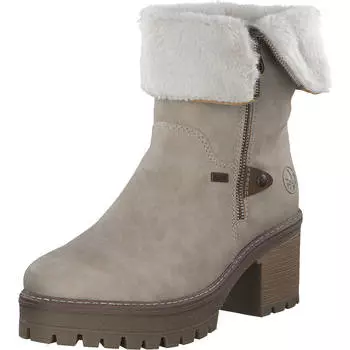 Ботильоны rieker Wintern, цвет champignon/zimt/offwhite