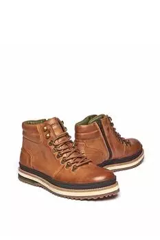 Ботильоны Ringer на шнуровке с мягкой подкладкой Moshulu, коричневый