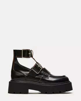 Ботильоны Rogue Box Leather Steve Madden, черный
