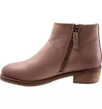 Ботильоны Roselle из кожи серого цвета SoftWalk