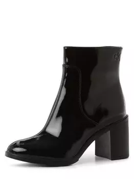 Ботильоны с кожаной отделкой Calvin Klein Jeans, черный