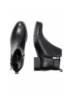 Ботильоны с лентой и пряжкой на голенище Sheego, черный