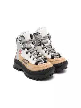 Ботильоны с логотипом DSQUARED2 KIDS, коричневый