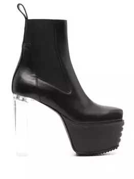 Ботильоны с открытым носком Rick Owens, черный