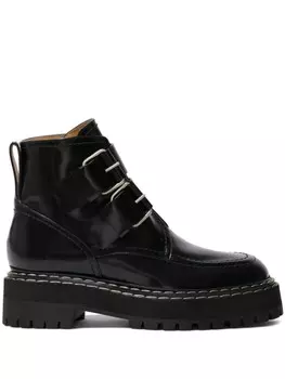 Ботильоны с пряжками Proenza Schouler, черный