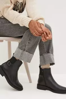Ботильоны с пряжкой Forever Comfort Next, черный