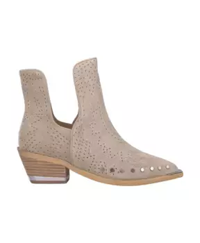 Ботильоны с заклепками и разрезом по бокам Alma En Pena, коричневый