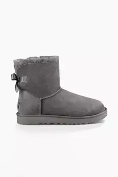 Ботильоны - Серый - На плоской подошве UGG, серый