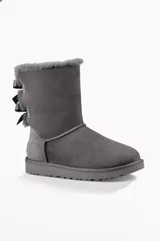 Ботильоны - Серый - На плоской подошве UGG, серый