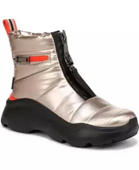 Ботильоны Shadow-Dancer на молнии спереди, устойчивые к холоду и влаге Naturalizer, коричневый/бежевый