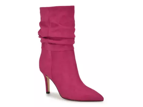 Ботильоны Slouch Bootie Nine West, фуксия