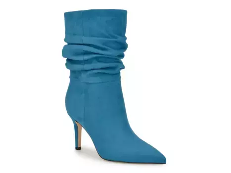 Ботильоны Slouch Bootie Nine West, синий