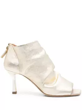 Ботильоны со складками The Seller, золотой