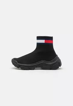 Ботильоны Sock Boot Tommy Jeans, черный