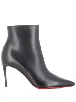 Ботильоны Sokate 85 с заостренным носком Christian Louboutin, черный