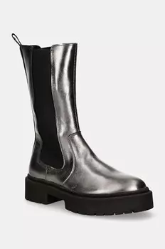 Ботильоны Steve Madden Ginny до щиколотки, серебряный