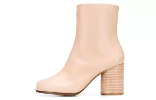 Ботильоны Tabi 80 мм из кожи Maison Margiela