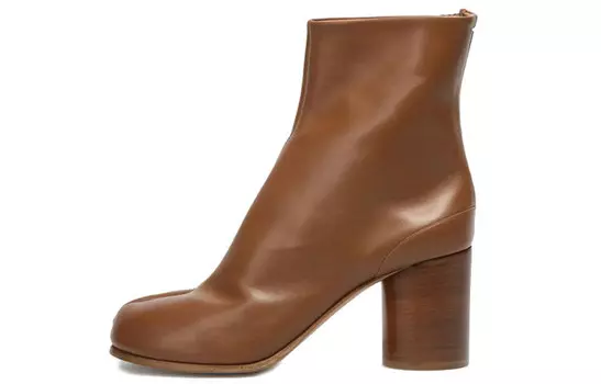 Ботильоны Tabi 80 мм из кожи Maison Margiela