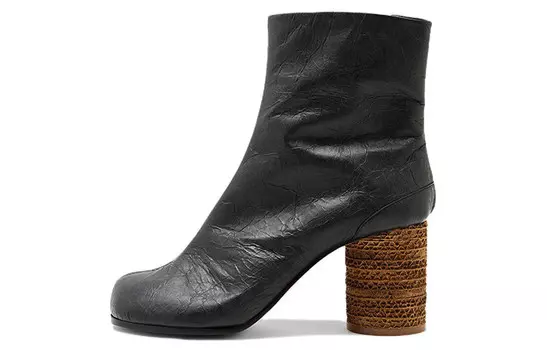 Ботильоны Tabi женские черные Maison Margiela