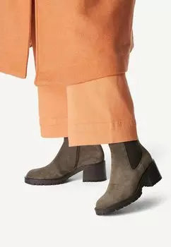 Ботильоны Tamaris, цвет olive