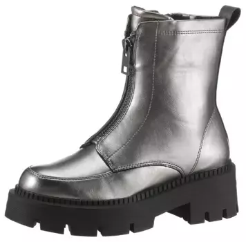 Ботильоны Tamaris, подходят для веганов, серебристый