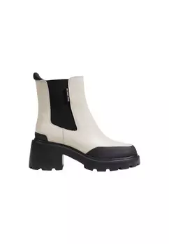 Ботильоны Tommy Jeans на каблуке, бежевый