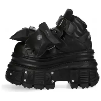 Ботильоны унисекс черные New Rock