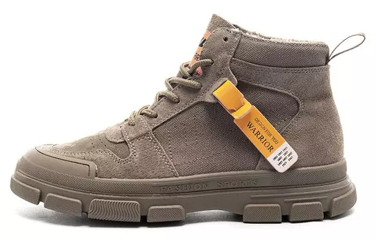 Ботильоны унисекс коричневый Warrior