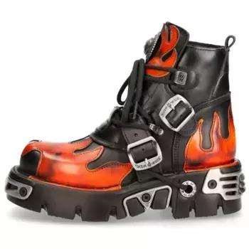 Ботильоны унисекс красные New Rock