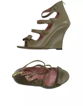 Ботильоны Valentino Garavani, зеленый