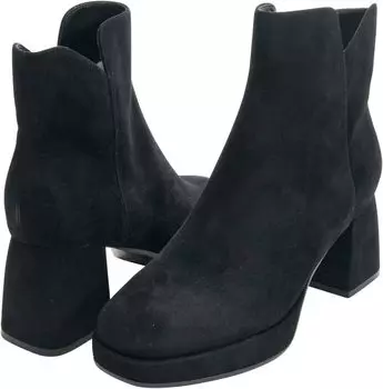 Ботильоны Valse Vaneli, черная замша