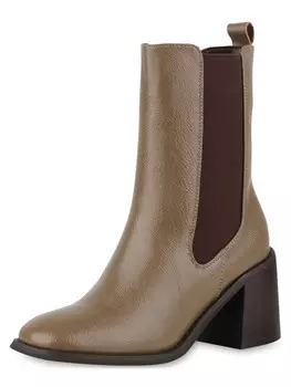 Ботильоны VAN HILL Anthea, хаки