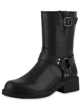 Ботильоны VAN HILL Biker Boots Allison, темно-серый