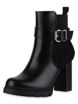 Ботильоны VAN HILL Biker Boots Aria, черный